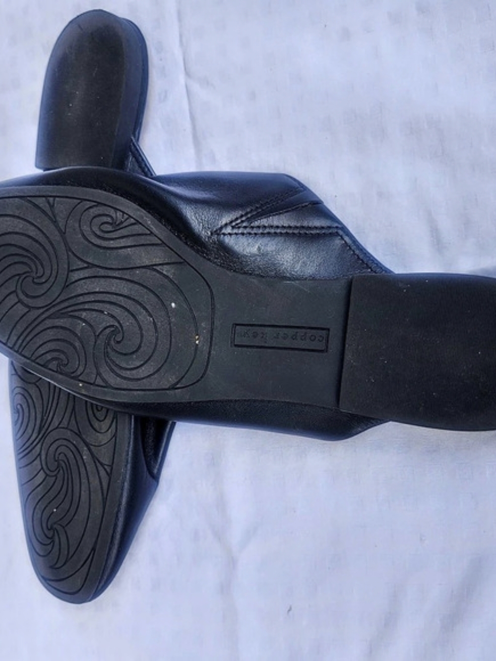 Copper Key Black Mules - Picture 4 of 8